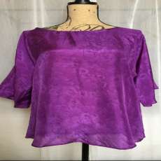 Handmade Habotai Silk Batik Blouse