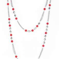 Beautiful Bodacious Red Necklace and Earrings