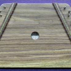 Lap Harp Zither/Plucked Psaltery - Clear Walnut
