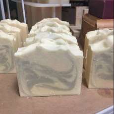 Lemongrass scented goats milk soap