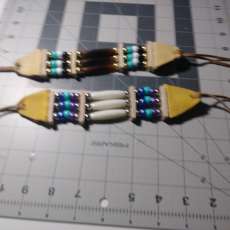 Choker bracelets and seed bead bracelets