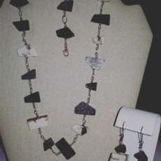 Handmade Stone Necklace Set