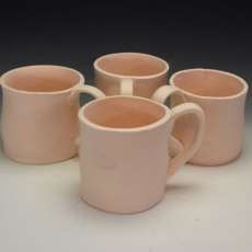 Set of 4 - Custom painted mugs