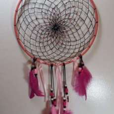 10" Light Pink Dream Catcher