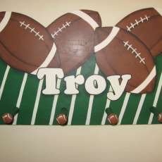 Foot Ball Name Plaque