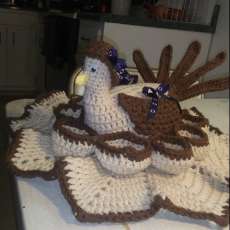 Crochet chicken.