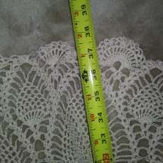 Crochet doily 37 1/2 inch