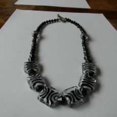 Zebra Stripe Necklace