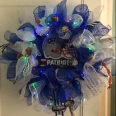 Team Patriots wreath