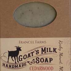 Cedarwood Goat Milk Bar Soap