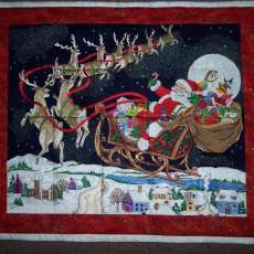 Santa's Ride Wallhanging