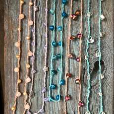your choice- multi colored beaded necklaces