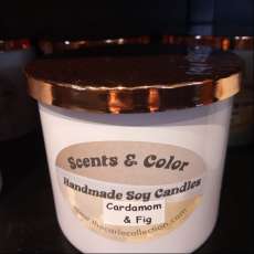 Cardamom & Fig 17 oz. Scented Soy Candle