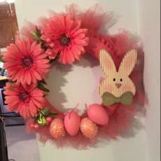 here are some of my easter one of a kind wreaths