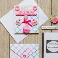 Unique Handmade Magnetic Greeting Card