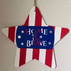 Home of the Brave Sign