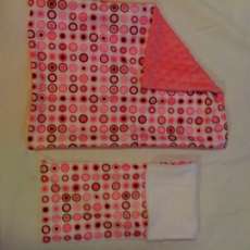 Changing pad and matching burp cloth