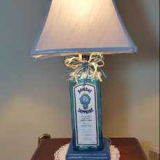 Bombay Sapphire Bottle Lamp