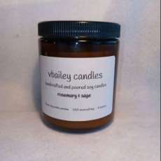 Vbailey Rosemary & Sage Soy Candle