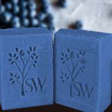 Bombastic Blue Berry Clay Bar Soap