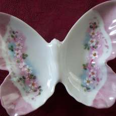 hand-painted porcelain plate