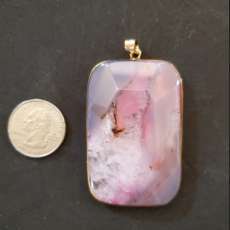 Pink Natural Stone Pendant