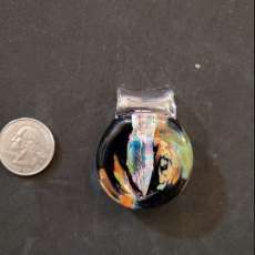 Glass foil pendant