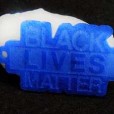 Small Black Lives Matter Keychain