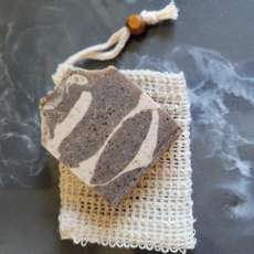 Cafe' Valatte' coconut artisan soap with handmade soap extender