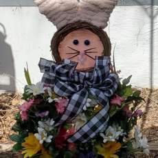 Sweet faced bunny wreath