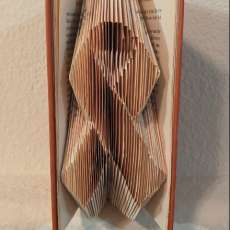 Awareness Ribbon - Folded Book Art