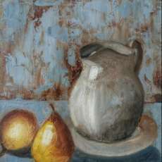 Pitcher with pears