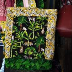 Cheetah jungle shopping bag