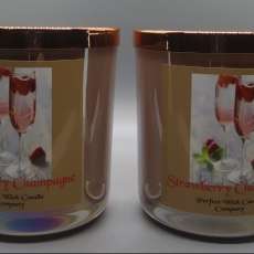 STRAWBERRY CHAMPAGNE CANDLE
