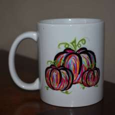 Colorful Pumpkin 11 oz Coffee/Tea Mug