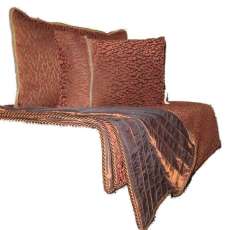 Rusty Leopard Pillow & Throw
