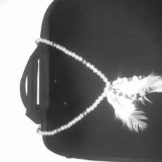 white feather neclace