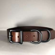 The "Lily" Leather Dog Collar