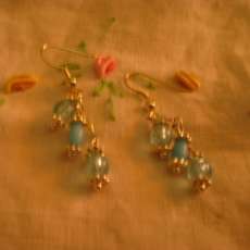 Blue Glass beads
