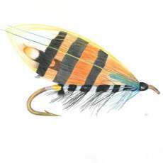 12X16 Giclee Print of The Black Ranger Salmon Fly