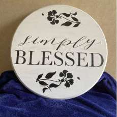 18" Simply Blessed Lazy Susan