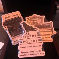 QWERT Poetry 3-Piece Sticker Set
