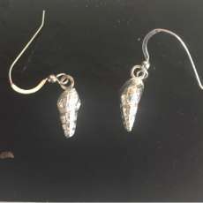 Fine Silver Shell Earrings