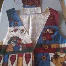 Country Bears at Heart Vest & Pouch