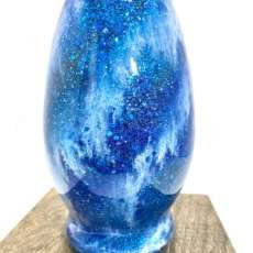Resin And Glitter Art Glass