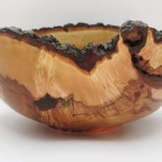 Red Maple Natural Edge Bowl 7" High x 13" Wide