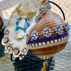 Large Bejeweled Shell