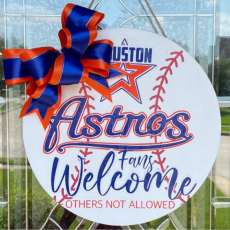 Houston Astro's Door Hanger