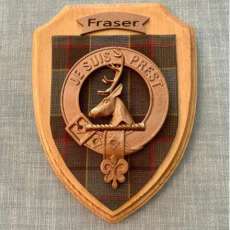 Clan Fraser of Lovat Tartan Badge Plaque