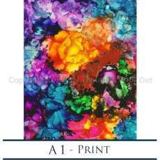 A1 Alcohol Ink Print